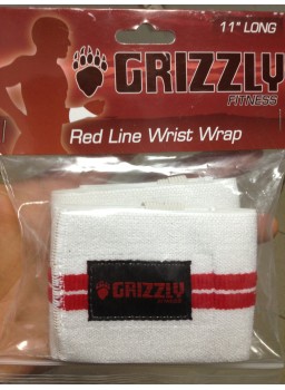 Grizzly Red Line Wrist Wrap пара