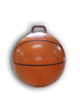  Мяч попрыгун с ручкой "Баскетбол" 55 см.