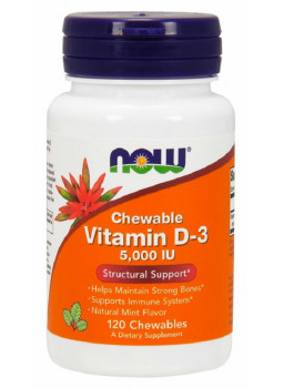  Chewable Vitamin D-3 5000