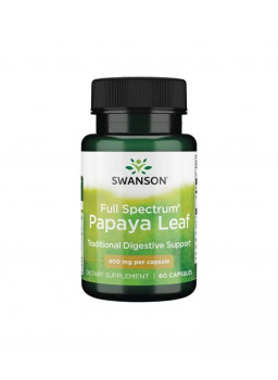  Full Spectrum Papaya Leaf 400 mg. 