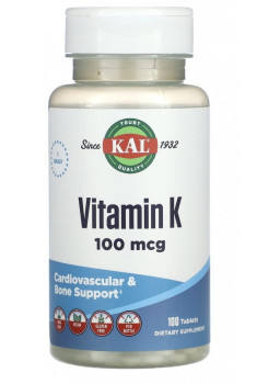  Vitamin K 100 mcg. 