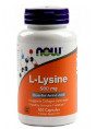 NOW L-Lysine 500 mg 100 таб.