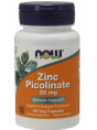 NOW Zinc Picolinate 50 мг. 60 капс.