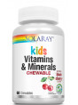 Solaray Kids Vitamins&Minerals  60 жев. таб.