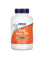 NOW NOW Cod Liver Oil 250 гел. капс.