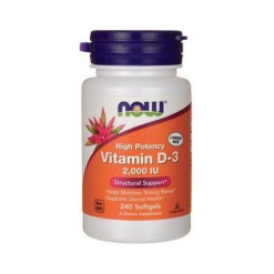 NOW Vitamin D-3 2000 240 гел.капс