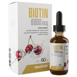 Maxler Biotin 6000 mcg. 60 мл