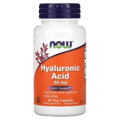 NOW Hyaluronic Acid 50 mg.with MSM 60 капс