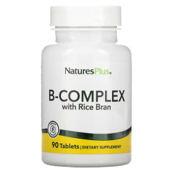 NaturesPlus B-Complex with Rice Bran 90 таб.