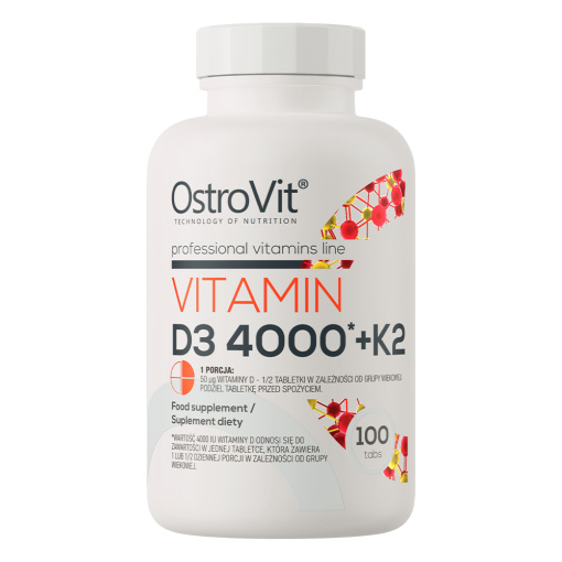 Ostrovit Vitamin D3 4000+K2 100 таб