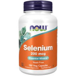 NOW Selenium 200 mcg. 180 капс