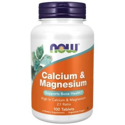 NOW Calcium&Magnesium 100 таб