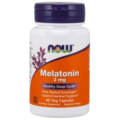 NOW Melatonin 3 mg. 60 капс