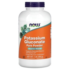 NOW Potassium Gluconate 454 гр