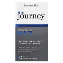 NaturesPlus His Journey  Once Daily Multi 30 таблеток